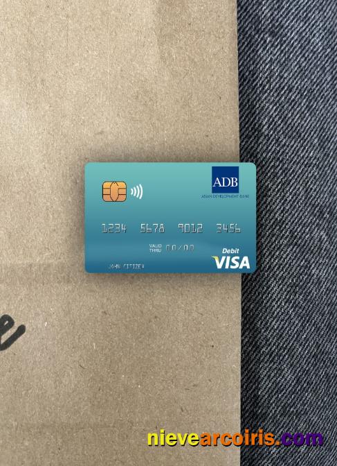 Palau ADB Bank visa debit card photolook